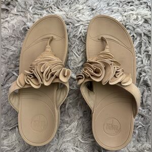 Fit Flop Women's Tan Slide Sandals